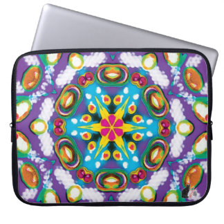 Snoeigoed Kaleidoscoop 15" Laptophoes Laptop Sleeve