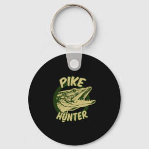 Snoek jager sleutelhanger
