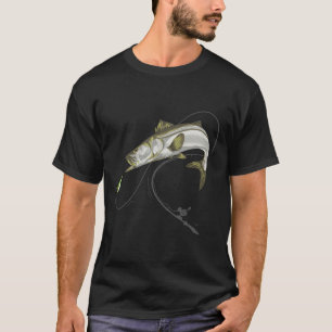 Snoek robalo sergeant vis lijzijde zeebaars t-shirt