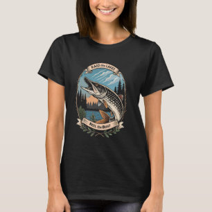 Snoek - Viking Angler Spirit u2013 Raid the Lakes T-shirt