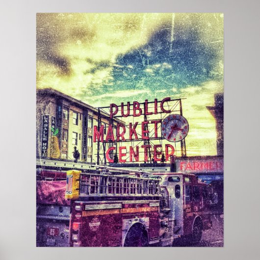 snoekmarkt poster (Voorkant)