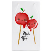 Snoep appels op je klein cadeauzakje (Achterkant)