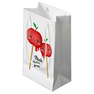 Snoep appels op je klein cadeauzakje