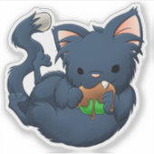 Snoep Apple Cat Sticker (Voorkant)