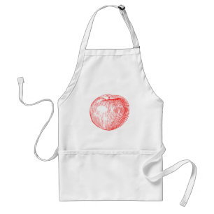 Snoep Apple Red Letterpress Apple Standaard Schort