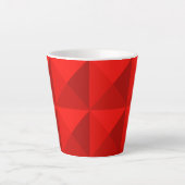 Snoep Apple Red Pyramiden Latte Mok (Voorkant)