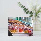 Snoep Apples - Coney Island, NYC Briefkaart (Staand voorkant)