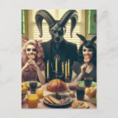 Snoep Avondmaal Occult Baphomet Briefkaart (Voorkant)