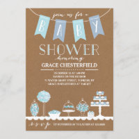 Snoep balk | Uitnodiging tot Baby shower
