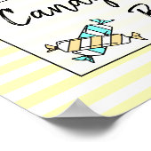 Snoep Band of Baby shower Poster (Hoek)