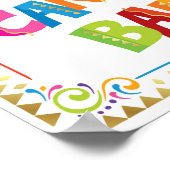 SNOEP BAR Fiesta Party Sign Print (Hoek)