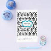 Snoep Bar Wrapper | New Orleans Turquoise Flyer (Enkel)