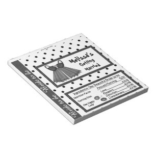 Snoep Bar Wrapper Vrijgezellenfeest Party Favors Notitieblok