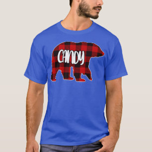 Snoep Beer Aangepaste rode buffelstang voor vrouwe T-shirt