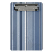 Snoep blauwe strepen mini klembord (Voorkant)