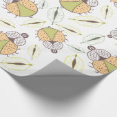 Snoep bloeit naadloos cadeaupapier (Hoek)