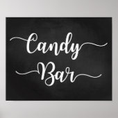 Snoep Borg-bruiloft | Moderne kalligrafie Poster (Voorkant)