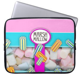 Snoep Box Marshmallow Laptoptas Laptop Sleeve