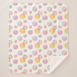 Snoep Bubbles Sherpa Blanket Sherpa Deken