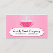 Snoep Buffet en dessert Bars Visitekaartje (Voorkant)