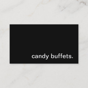 Snoep Buffet Visitekaartje