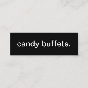 Snoep Buffet Visitekaartje