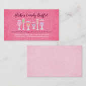 Snoep Buffet Visitekaartjes (Voorkant / Achterkant)