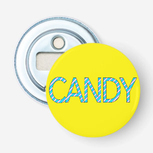 snoep button flesopener