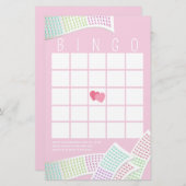 Snoep Buttonnen Sweet Bingo Briefpapier (Voorkant / Achterkant)