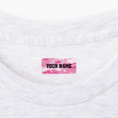 Snoep Camo rechthoekige kledinglabels Labels (Aangebracht)