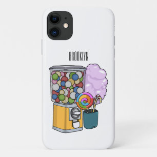 Snoep cartoon illustratie iPhone 11 hoesje