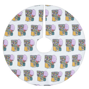 Snoep cartoon illustratie kerstboom rok