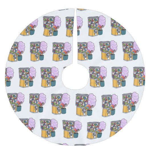 Snoep cartoon illustratie kerstboom rok (Voorkant)