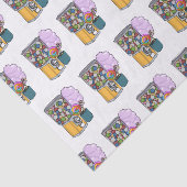 Snoep cartoon illustratie tissuepapier (Detail)