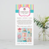 Snoep Cateraar Rack Kaart (Staand voorkant)