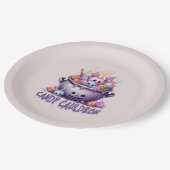 Snoep Cauldron Papieren Bordje (Gekanteld)