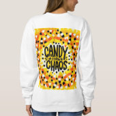 Snoep Chaos: Halloween Stropdas-Dye Trui (Achterkant)