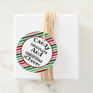 Snoep Chocolade en kerstmis Bedankjes Labels