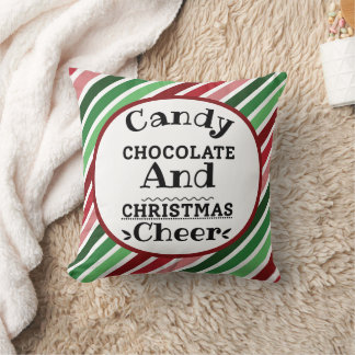 Snoep Chocolade en kerstmis Kussen