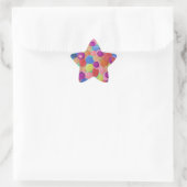 Snoep Colored Flowers Sticker (Tas)