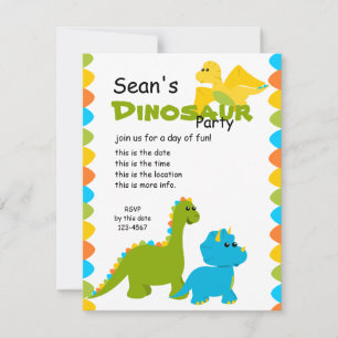 Snoep Colors Dino Kaart