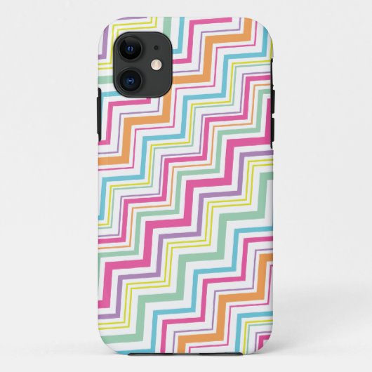 Snoep Colour Chevron Stripe iPhone5 Hoesje (Achterkant)