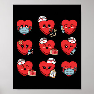 Snoep conversatie hart verpleegkundige Valentijn v Poster