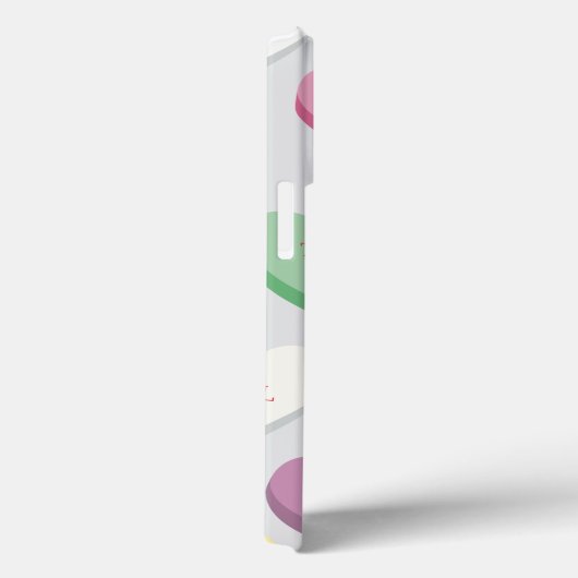 Snoep conversatie harten met bewerkbare tekst Case-Mate iPhone case (Achterkant / Rechts)