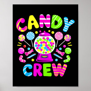 Snoep Crew Kostuum Snoep Land Kinder Jongen Meisje Poster