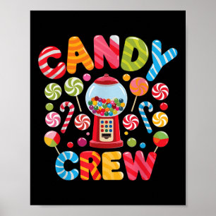 Snoep Crews Snoep Kostuum Vrouwen Snoep Land Kinde Poster