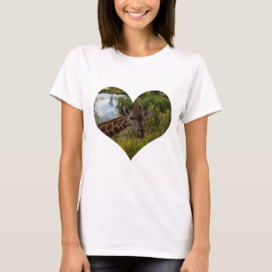 Snoep De Natuur van de Giraffe loopt weg, T-shirt
