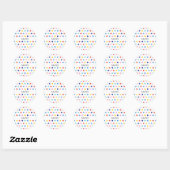 Snoep Dot Delight Ronde Sticker (Vel)