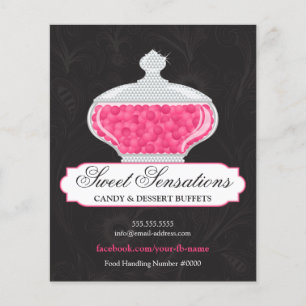 Snoep en dessert Buffet Business Flyer