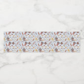 Snoep en koffie waterfles etiket (Enkel label)